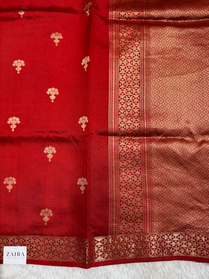 Red Boota Handwoven Paper Mango Silk