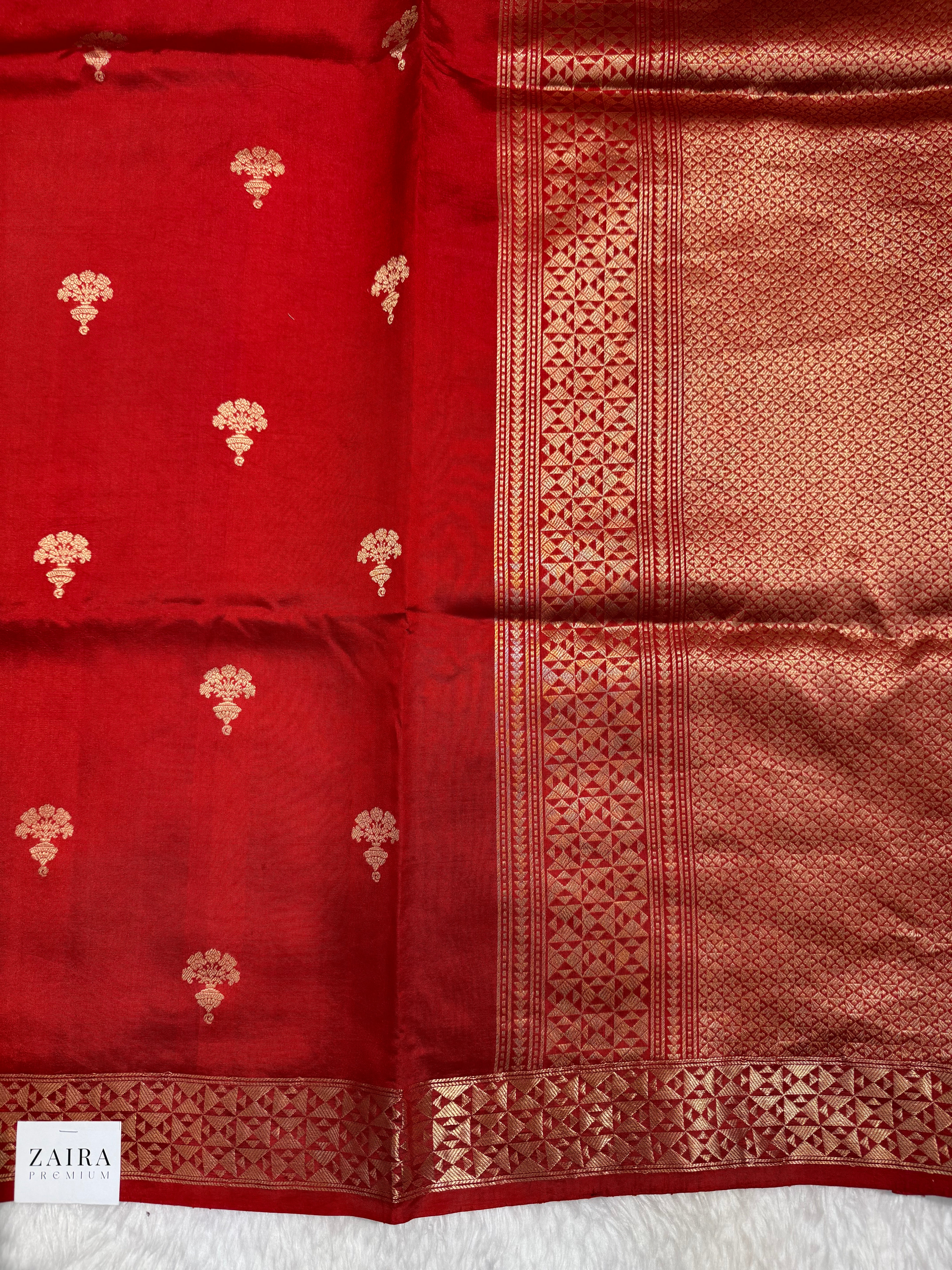 Red Boota Handwoven Paper Mango Silk