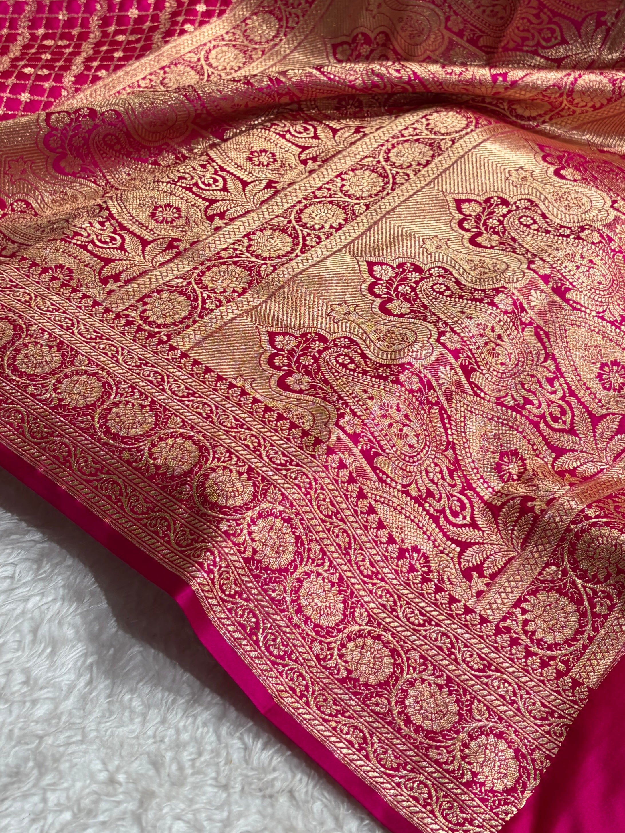 Rani Banarasi Brocade Soft Katan Silk Saree SKB-01