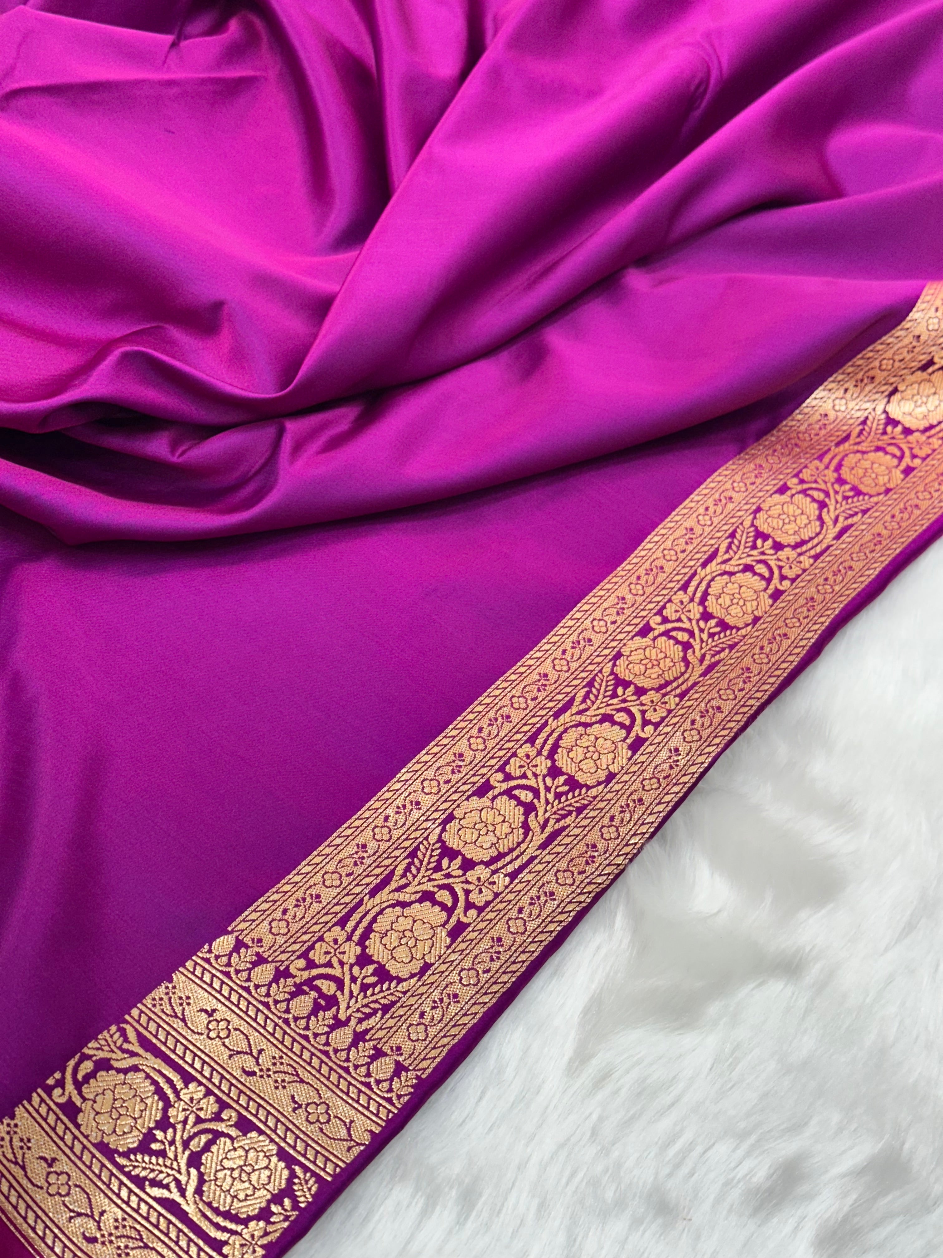 Cross Jamuni Booti Katan Silk Saree SK01