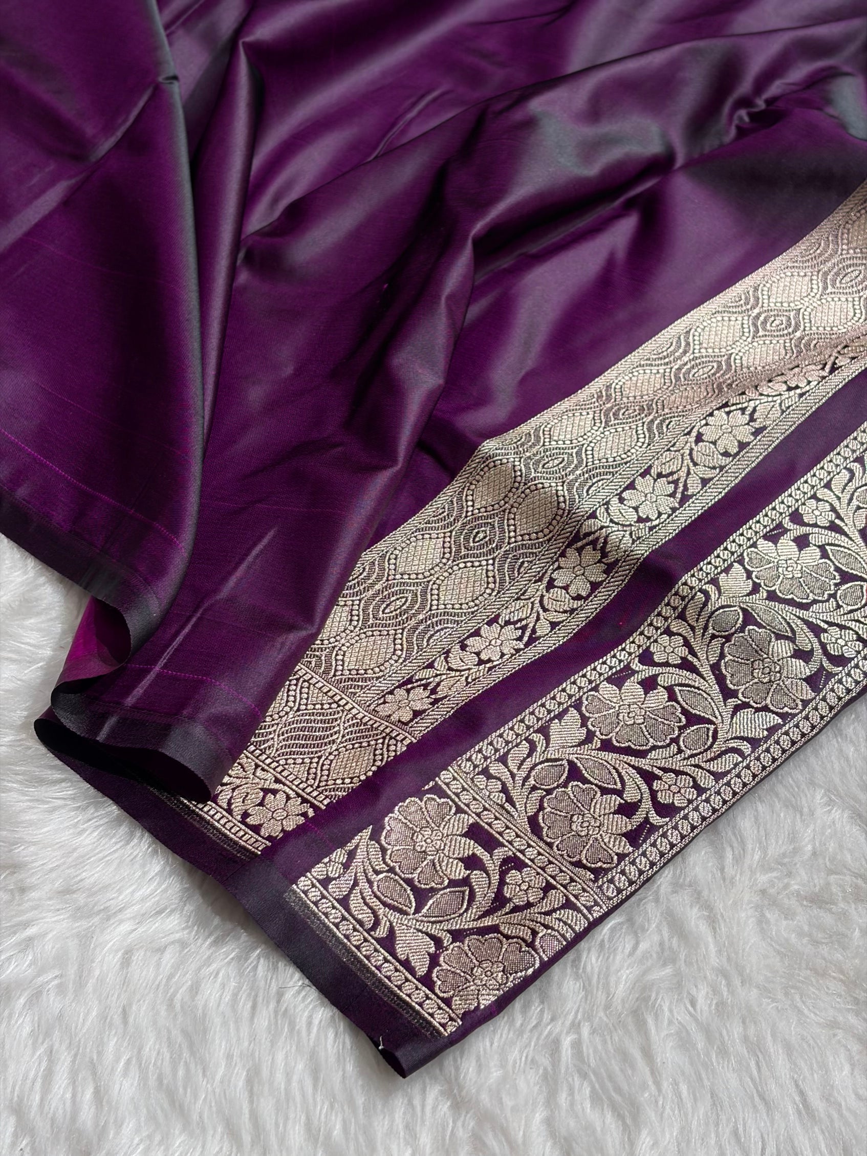 Magenta Shades Tanchoi Motif Mashru Silk Saree MST-15