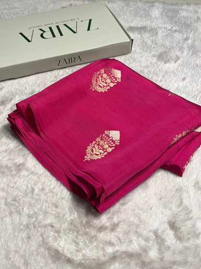 Rani Shades Handwoven Pure Raw Mango Silk RM-51