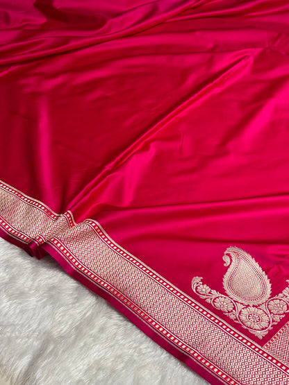 Plain Mashru with Rani Cross Shades MSM-51