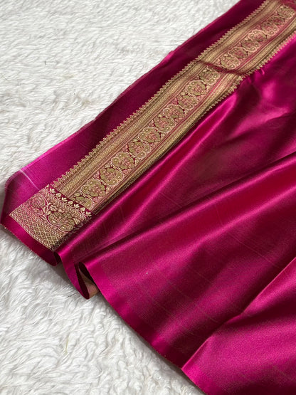 Rani Jamawar Tanchoi Jaal Katan Silk Saree SKTM-20