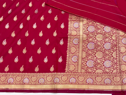 Rani Sona Rupa boota Blended Katan Silk