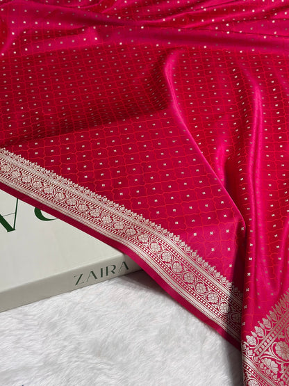 Rani Shades Tanchoi Motif Mashru Silk Saree MST-13