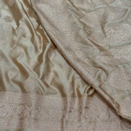 Tussar Color Mashru Silk Boota