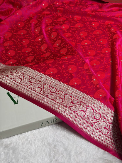 Rani Shades Tanchoi Motif Mashru Silk Saree MST-11