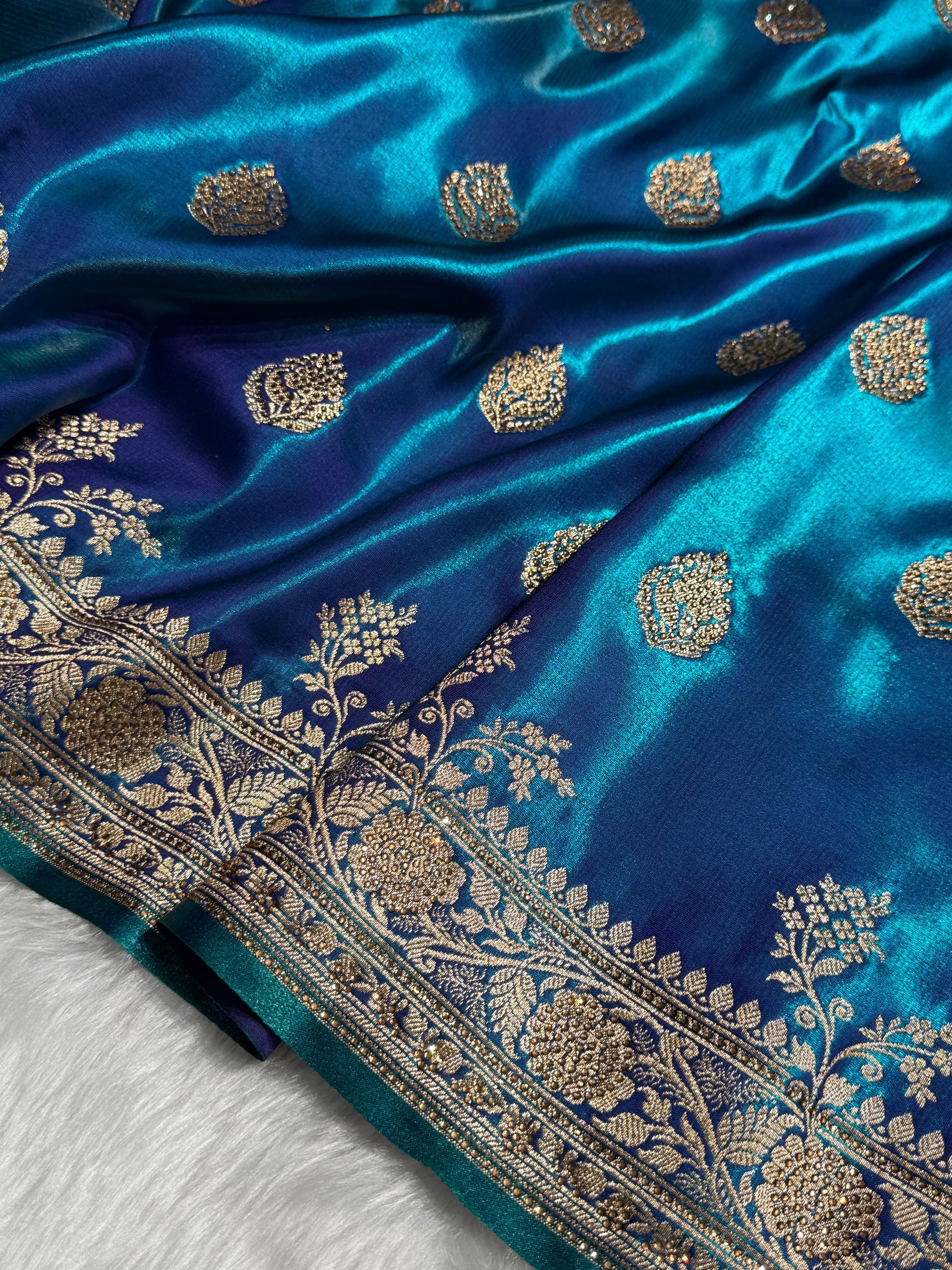 Bridal Peacock Boota with stone work