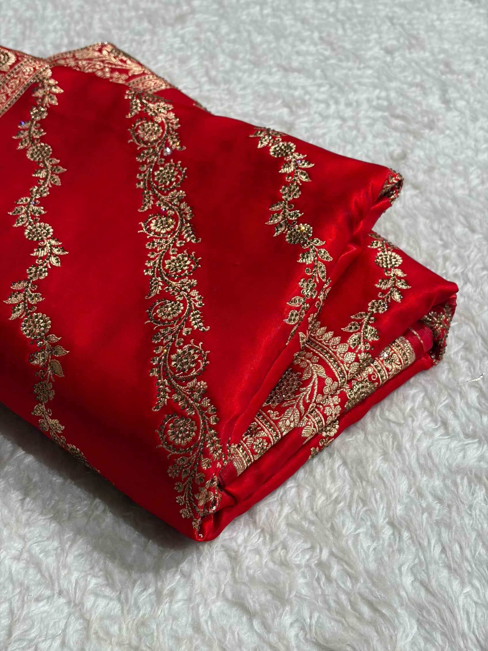 Bridal Red Cross with Swarovski Stone Work BSS10