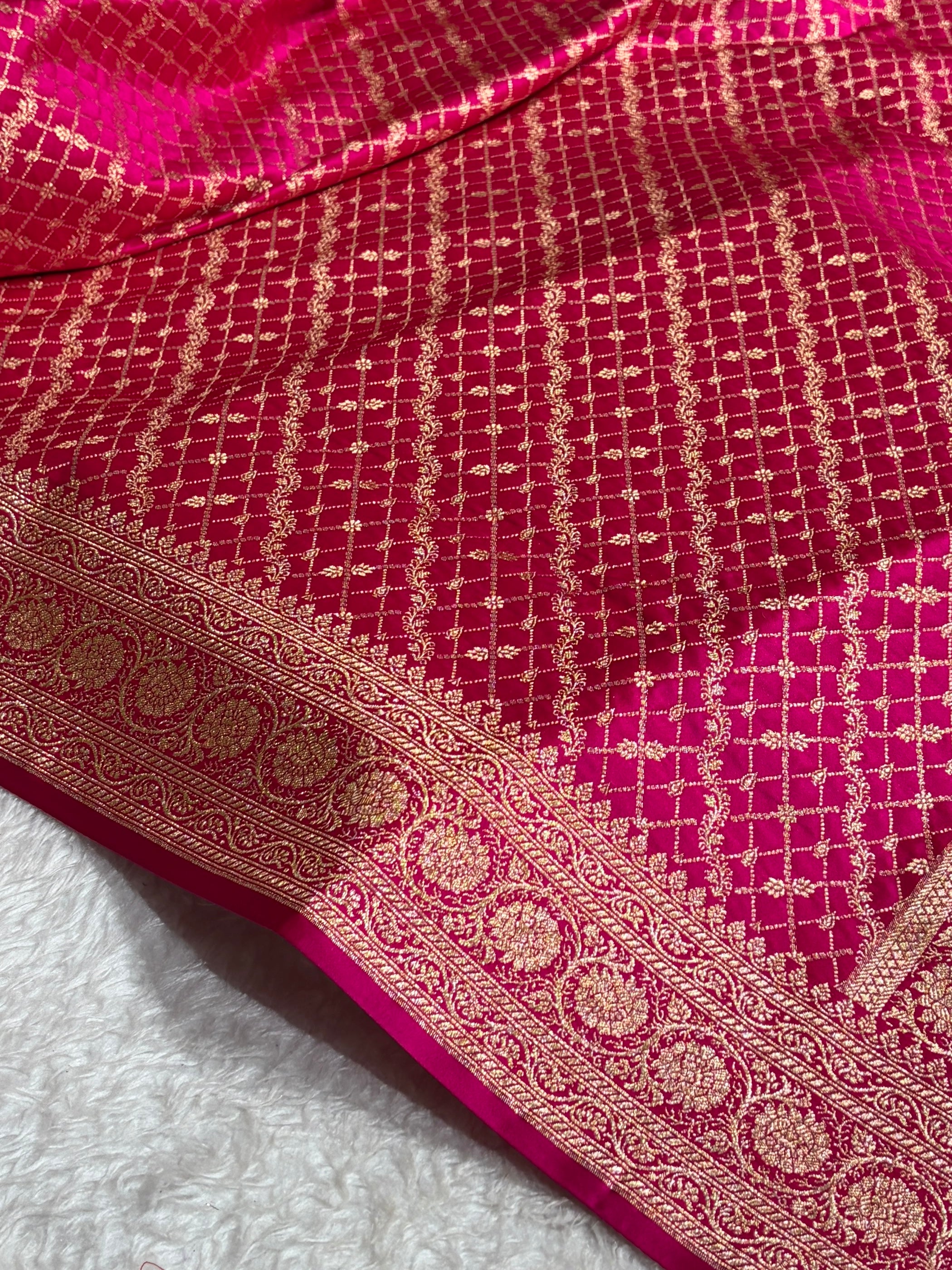 Rani Banarasi Brocade Soft Katan Silk Saree SKB-01