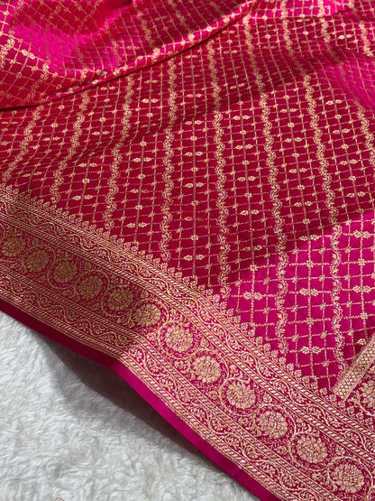 Rani Banarasi Brocade Soft Katan Silk Saree SK44