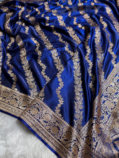 Bridal Royal Blue Cross with Swarovski Stone Work BSS10