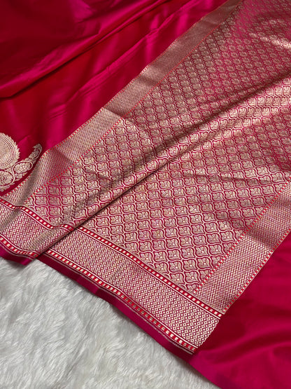 Plain Mashru with Rani Cross Shades MSM-51