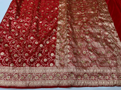 Bridal Red Jaal with Ari and Stone BSS13