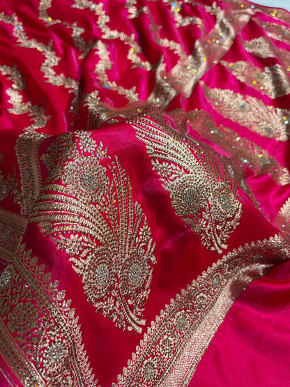 Bridal Rani Cross with Bananasi Swarovski Stone Work BSS35