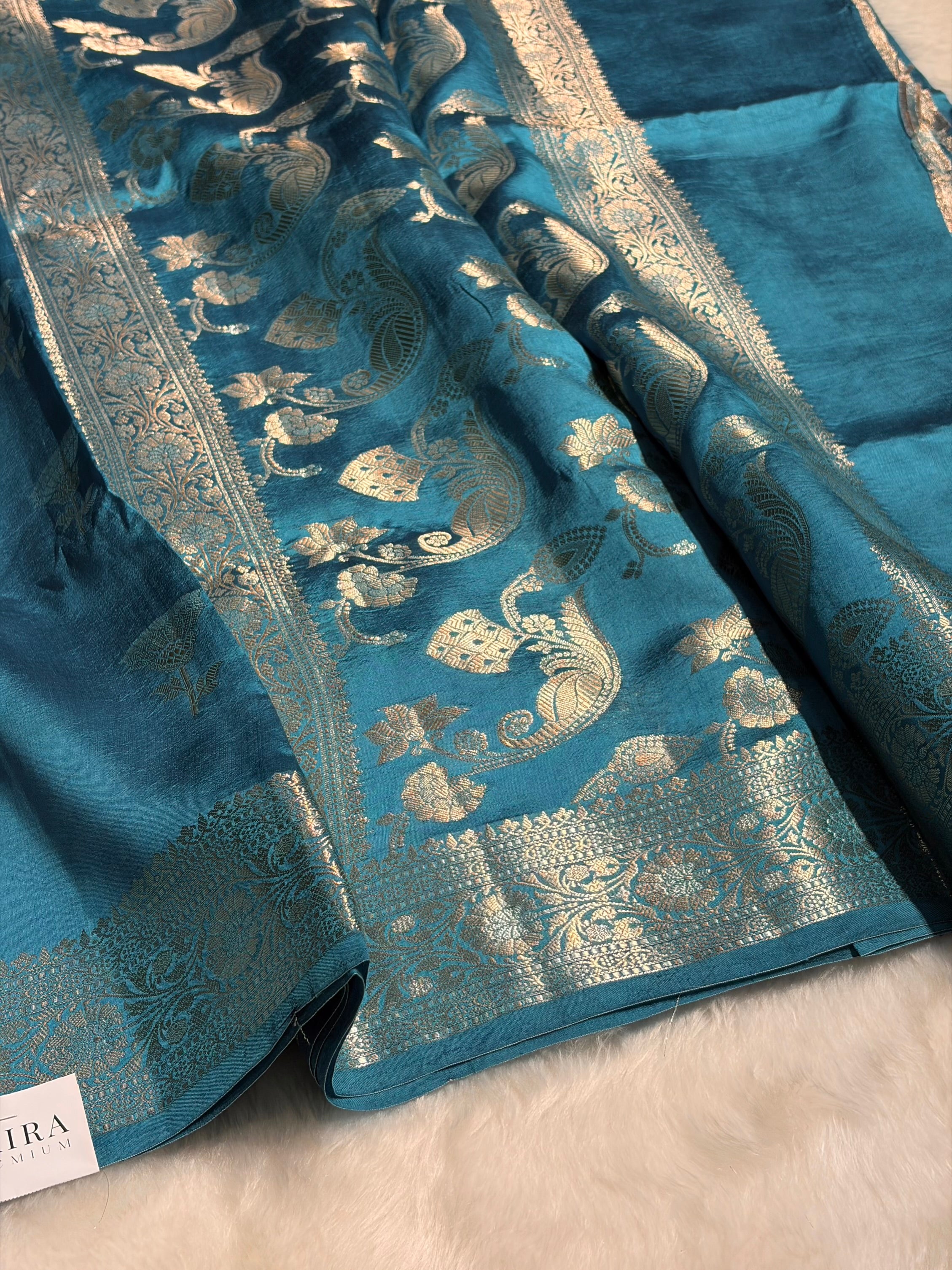 German Blue Shade Pure Caramel Mango Silk CS-22