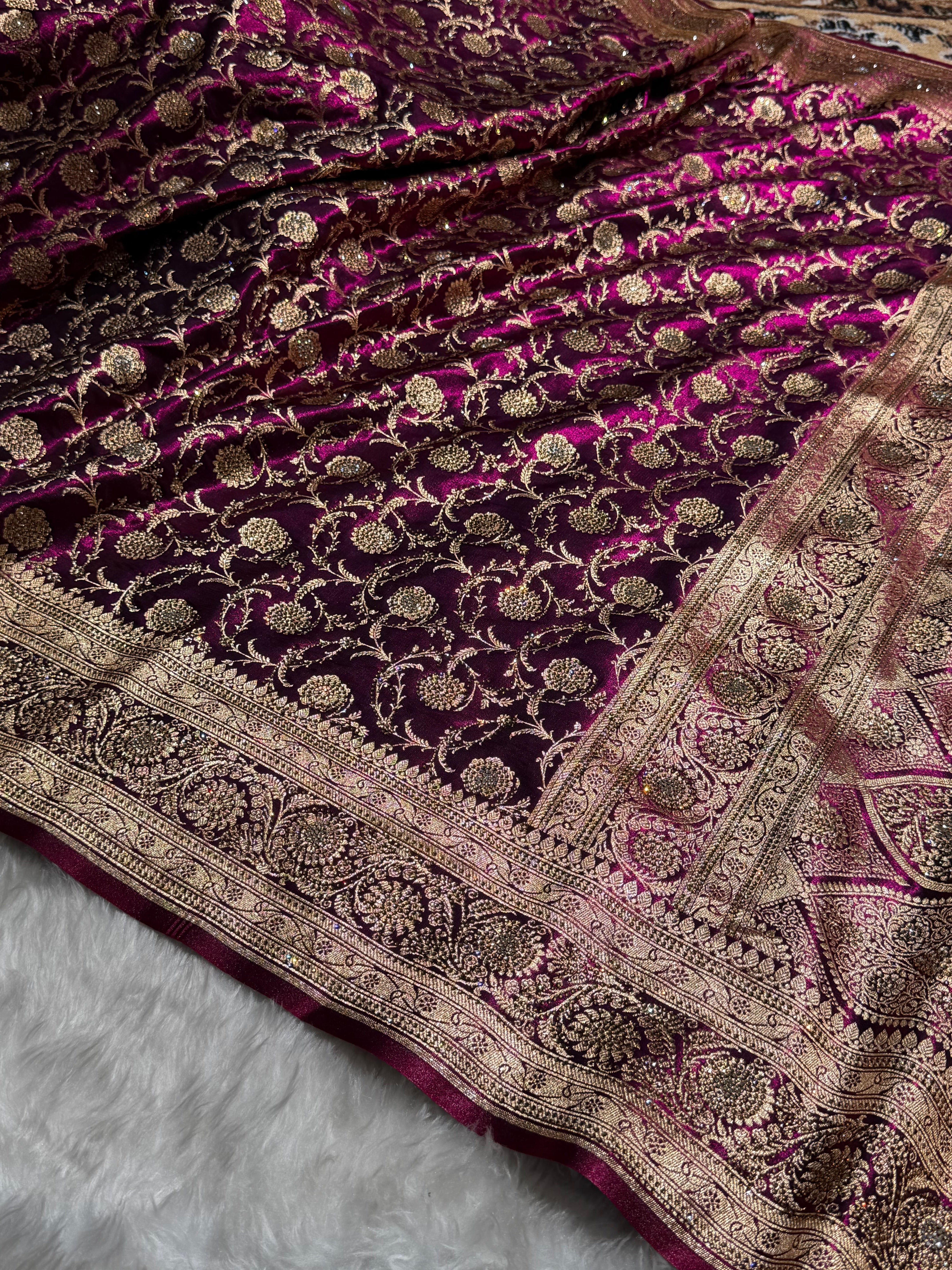 Bridal Wine Jaal with Swarovski Stone BSS13 (E)