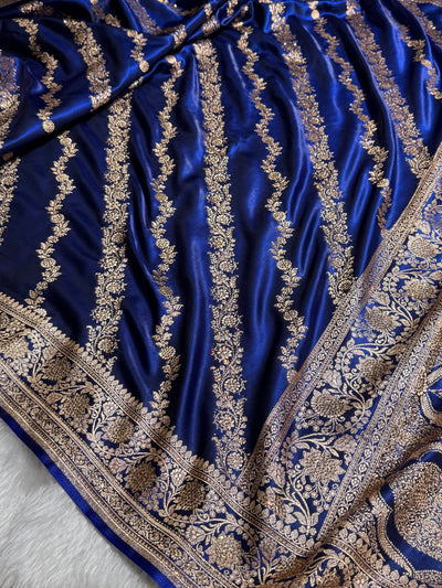 Bridal Royal Blue Cross with Swarovski Stone Work BSS10