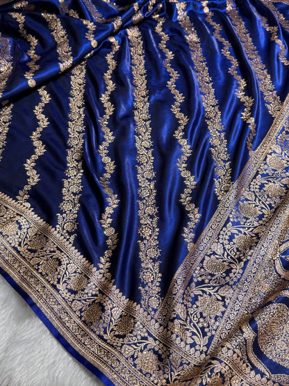 Bridal Royal Blue Cross with Swarovski Stone Work BSS-10