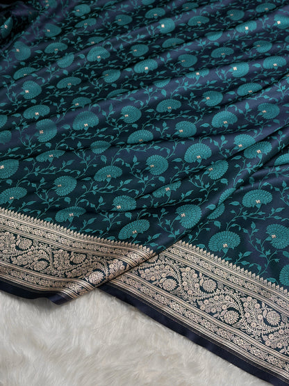 Rama Shades Tanchoi Motif Mashru Silk Saree MST-11