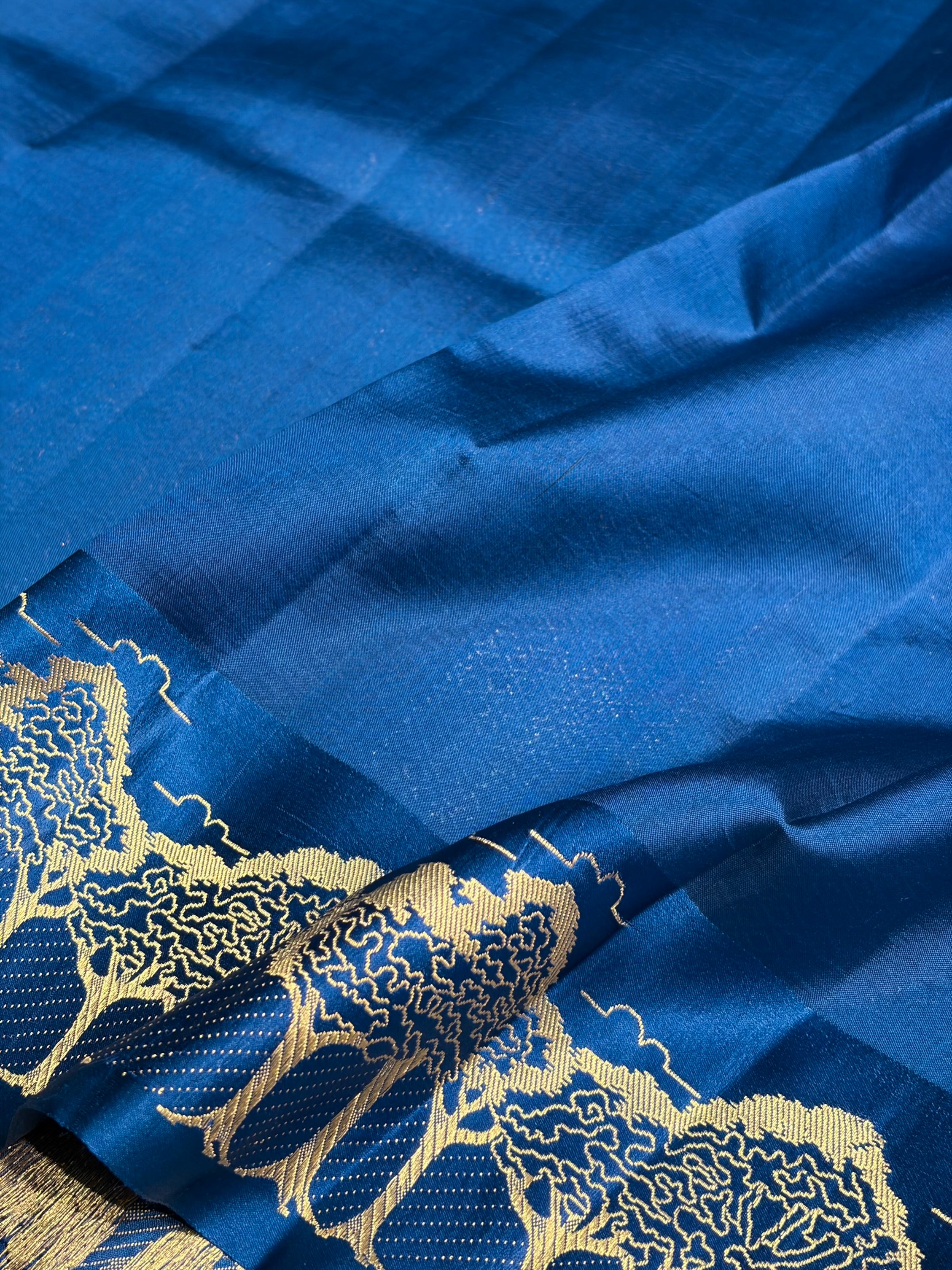 Purple Shades Handwoven Pure Raw Mango Silk RM-63