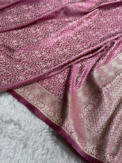 Mauve Shades Tanchoi Motif Mashru Silk Saree MST-15