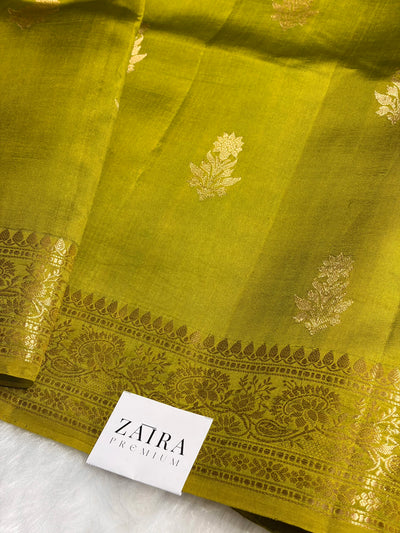 Liril Mehendi Shades Handwoven Pure Paper Silk RM-46