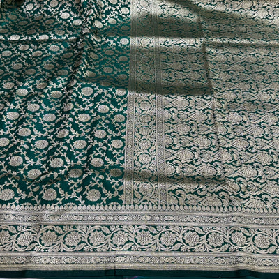 Satin Silk Jaal in Rama Shades SS21