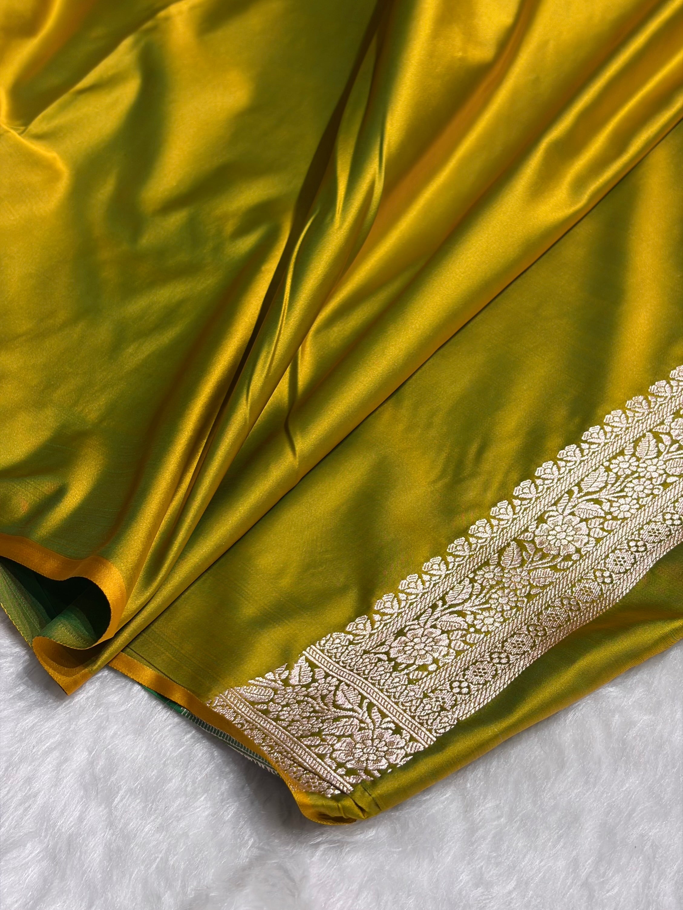 Liril Mahendi Shades Tanchoi Motif Mashru Silk Saree MST-10