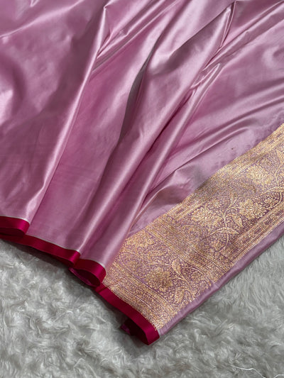 Katan Silk Saree In Lavender Shades SK08