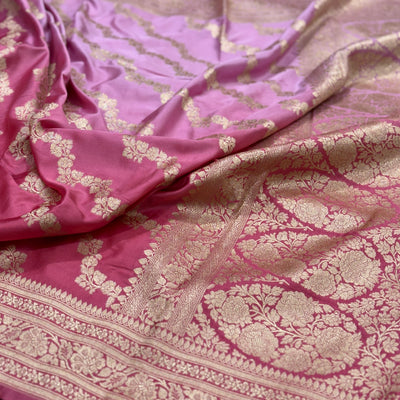 Pink Ombre Saree