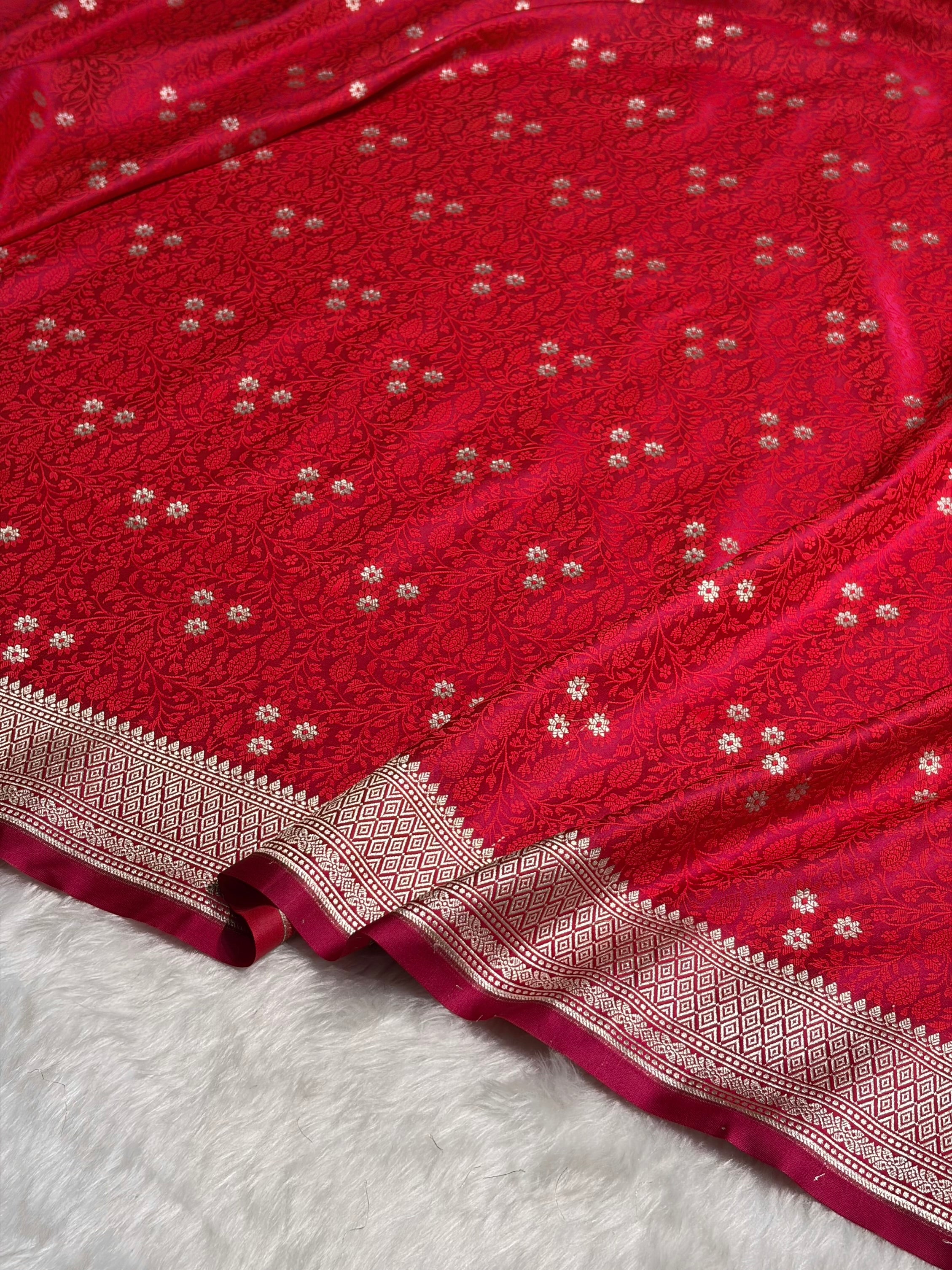 Rani Shades Tanchoi Motif Mashru Silk Saree MST-12