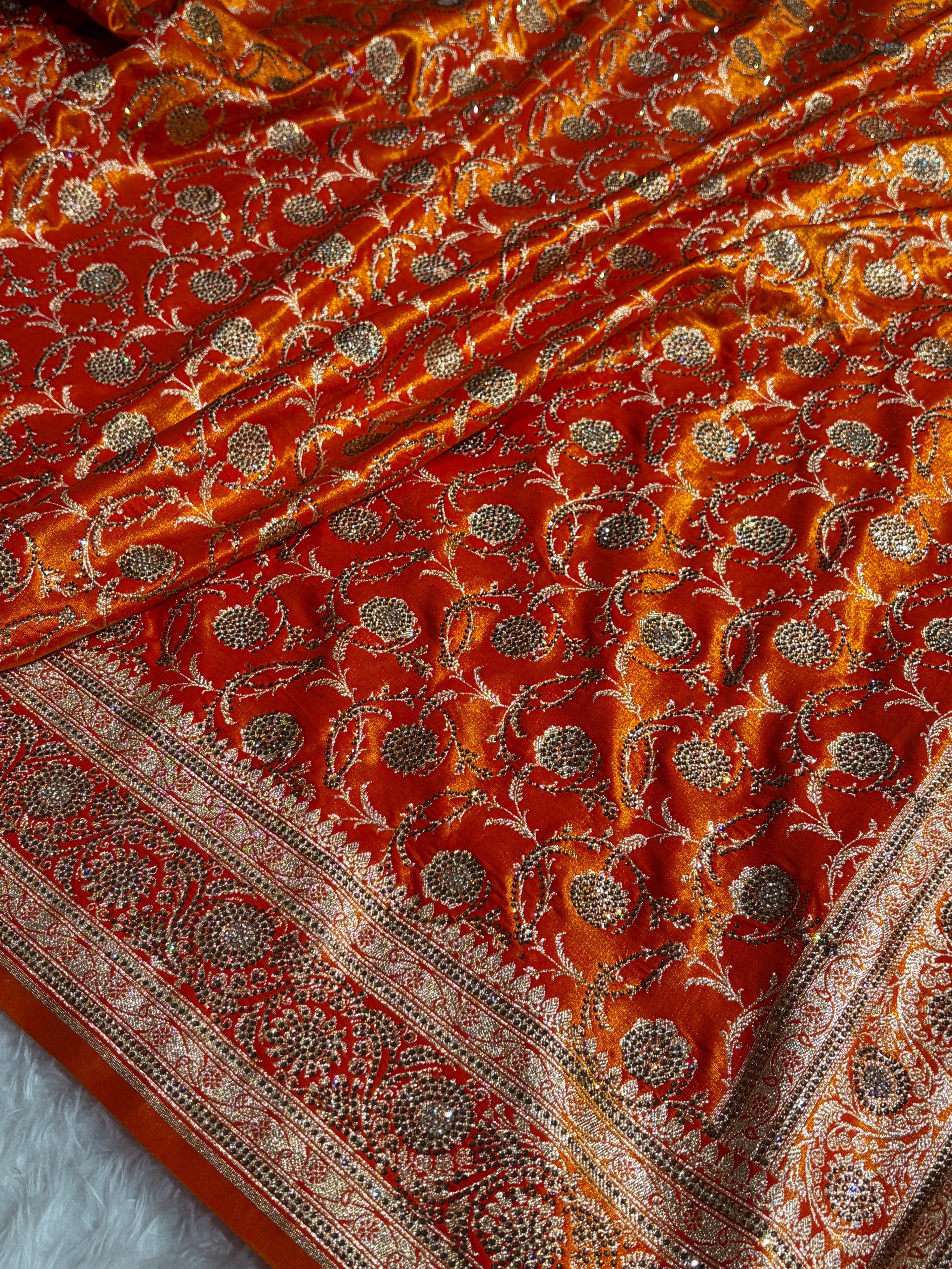 Bridal Gold Jaal with Swarovski Stone BSS13 (E)