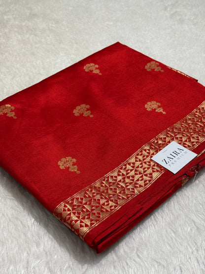 Red Boota Handwoven Paper Mango Silk