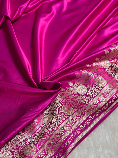 Rani Cross & Booti Banarasi Katan Silk Saree SK24