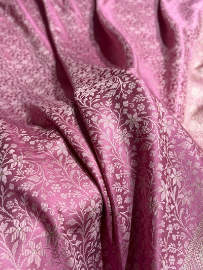 Mauve Shades Tanchoi Motif Mashru Silk Saree MST-15