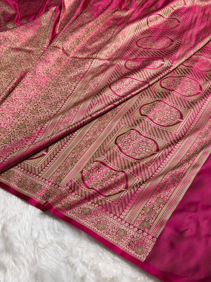 Rani Jamawar Tanchoi Katan Silk Saree SKTM-14