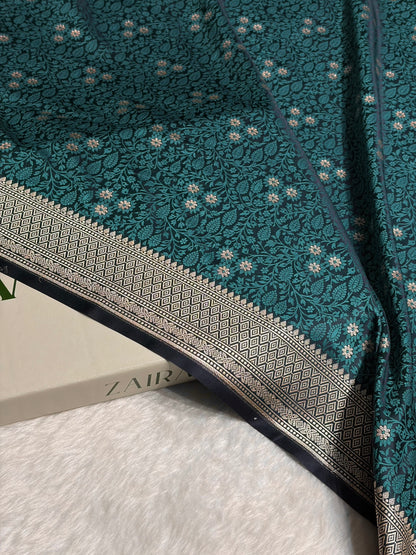 Rama Shades Tanchoi Motif Mashru Silk Saree MST-12