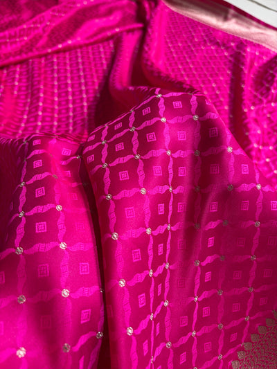 Rani Shades Tanchoi Motif Mashru Silk Saree MST-14