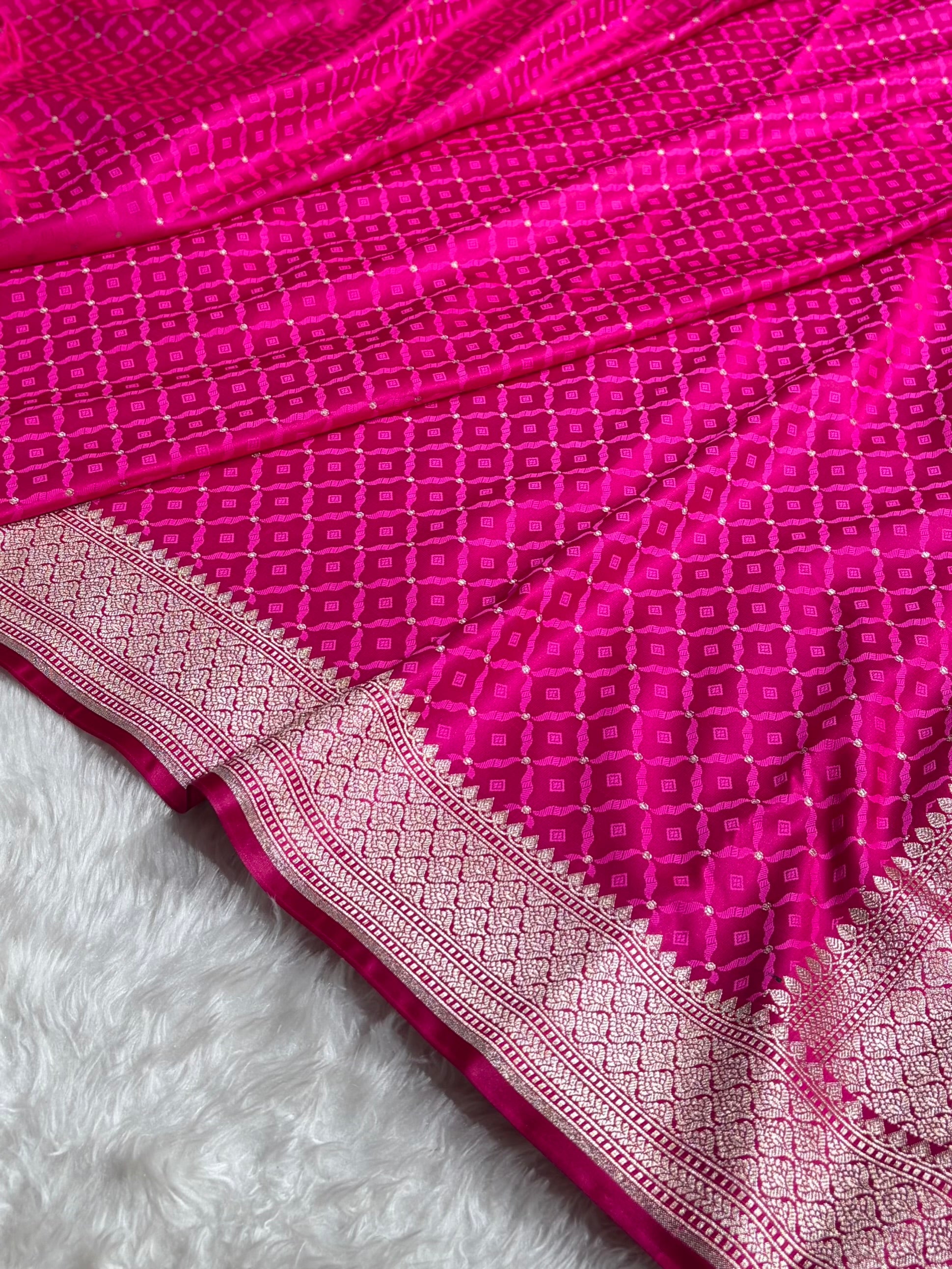 Rani Shades Tanchoi Motif Mashru Silk Saree MST-14