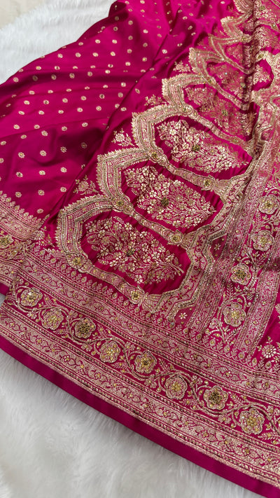 Rani Katan Silk booti with Ari and Stone BSK01