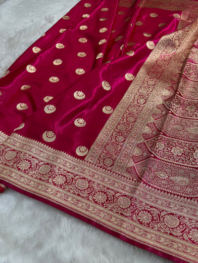 Rani Chand Tara Satin Silk Saree SS04