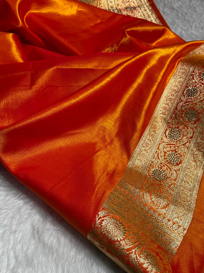 Fire Gold Chand Tara Boota With Traditional Banarasi Swarovski Work BSS04 (R)