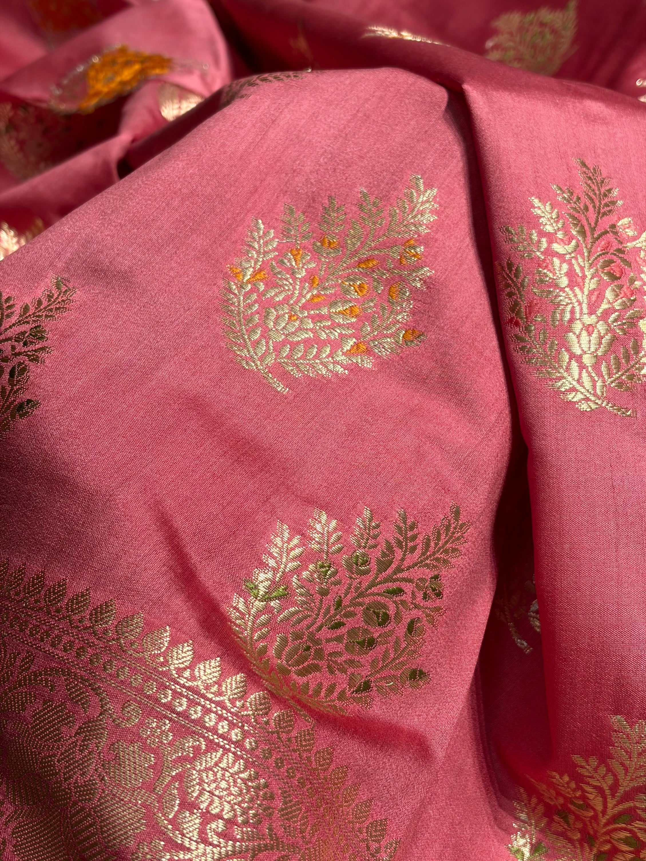 Minakari Gajri Shades Pure Chiniya Silk CH-02