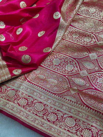 Rani Chand Tara Satin Silk Saree SS04