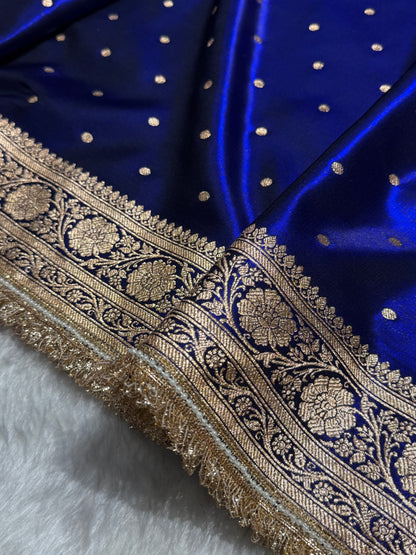 Royal Blue Shades Booti With Gotta Patti SSGP08