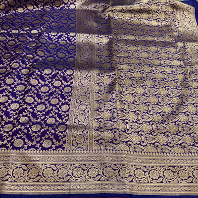 Satin Silk Jaal in Purple Shades SS21