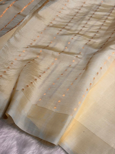 Light Lemon Shades Meena Boota Handwoven Paper Silk RM-43