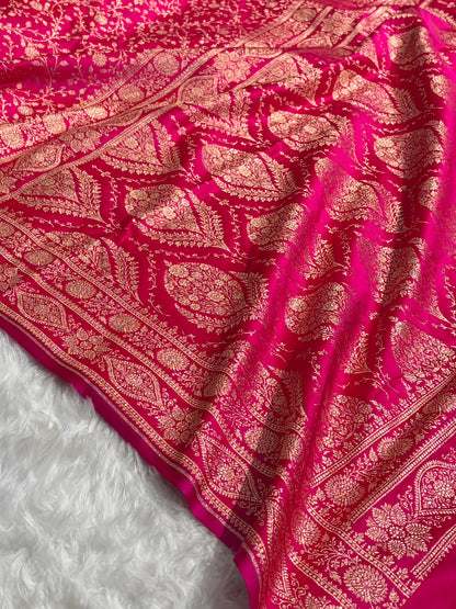 Banarasi Rani Brocade Soft Katan Silk Saree SKB-05